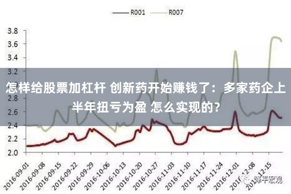 怎样给股票加杠杆 创新药开始赚钱了：多家药企上半年扭亏为盈 怎么实现的？