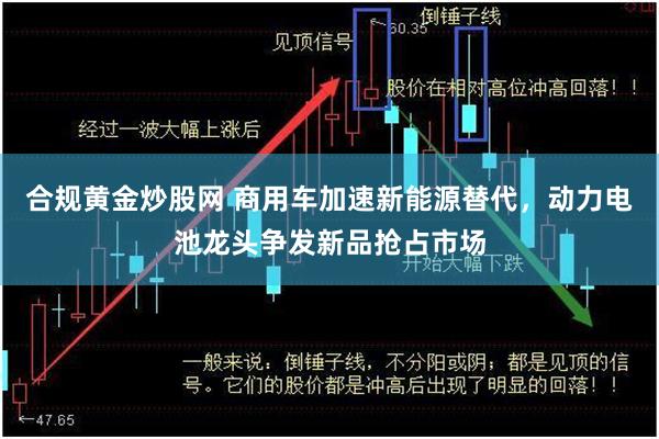 合规黄金炒股网 商用车加速新能源替代，动力电池龙头争发新品抢占市场