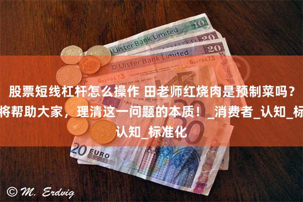 股票短线杠杆怎么操作 田老师红烧肉是预制菜吗？本文将帮助大家，理清这一问题的本质！_消费者_认知_标准化